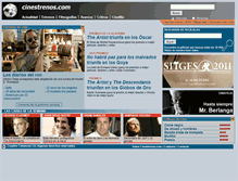 Tablet Screenshot of cinestrenos.com